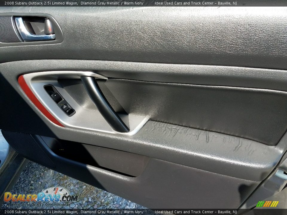 2008 Subaru Outback 2.5i Limited Wagon Diamond Gray Metallic / Warm Ivory Photo #10