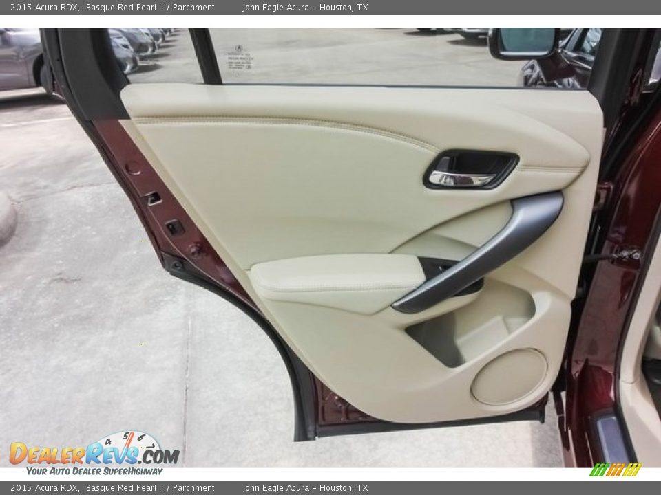 2015 Acura RDX Basque Red Pearl II / Parchment Photo #19