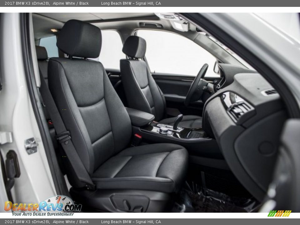 2017 BMW X3 sDrive28i Alpine White / Black Photo #6