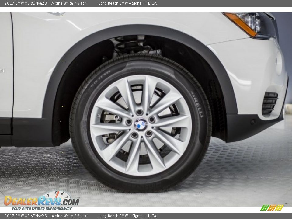 2017 BMW X3 sDrive28i Alpine White / Black Photo #8