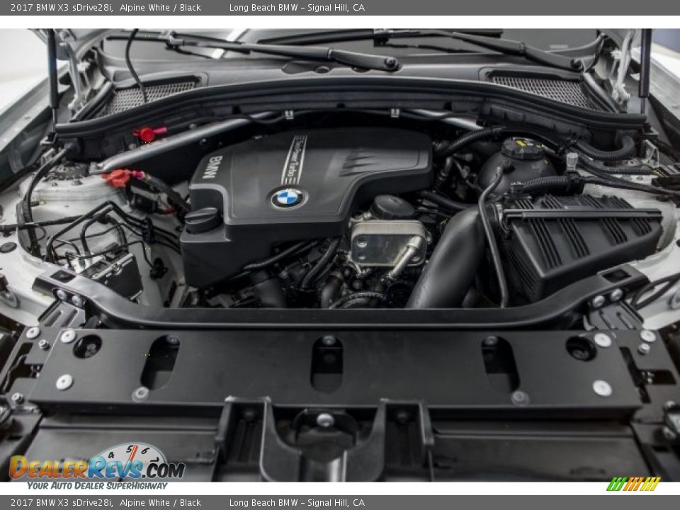 2017 BMW X3 sDrive28i Alpine White / Black Photo #9