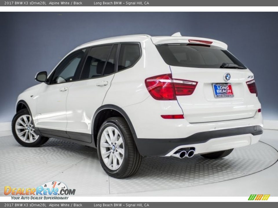 2017 BMW X3 sDrive28i Alpine White / Black Photo #10