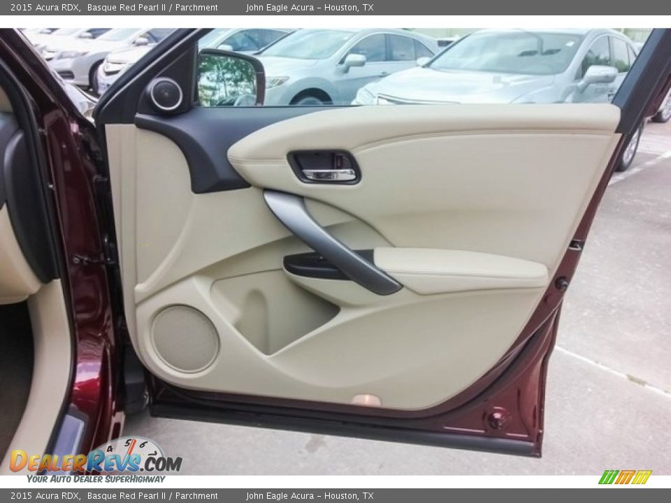 2015 Acura RDX Basque Red Pearl II / Parchment Photo #24
