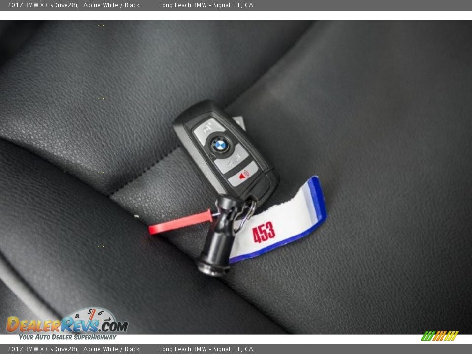 2017 BMW X3 sDrive28i Alpine White / Black Photo #11