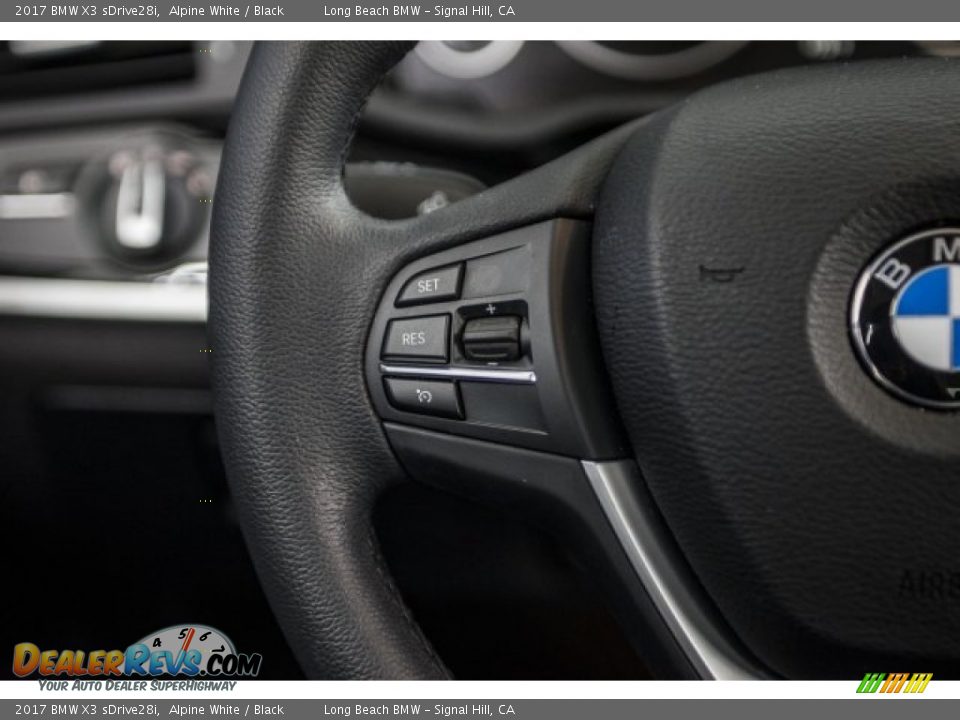 2017 BMW X3 sDrive28i Alpine White / Black Photo #13