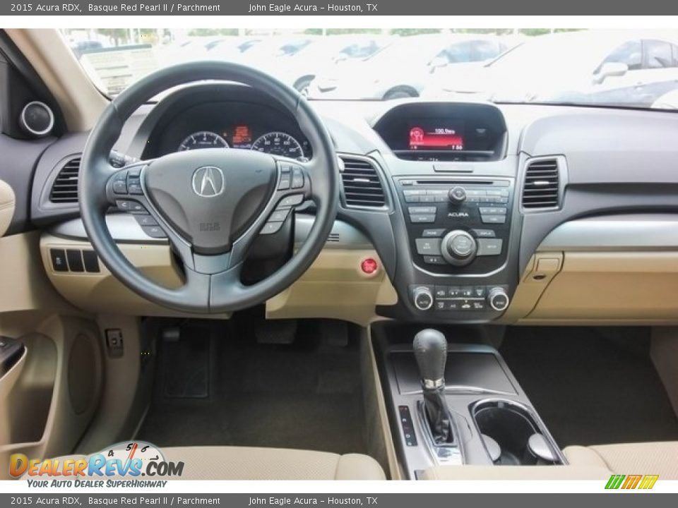 2015 Acura RDX Basque Red Pearl II / Parchment Photo #27