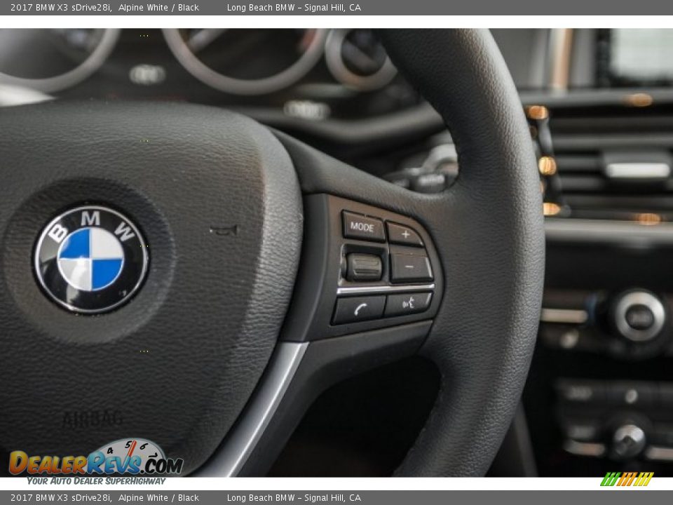 2017 BMW X3 sDrive28i Alpine White / Black Photo #14