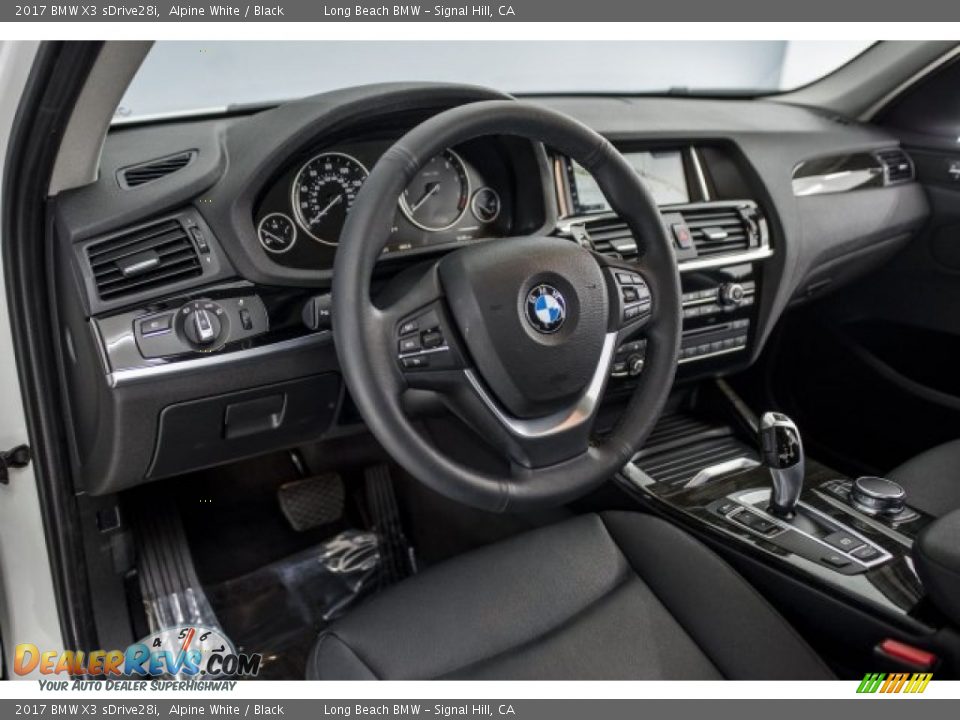 2017 BMW X3 sDrive28i Alpine White / Black Photo #15