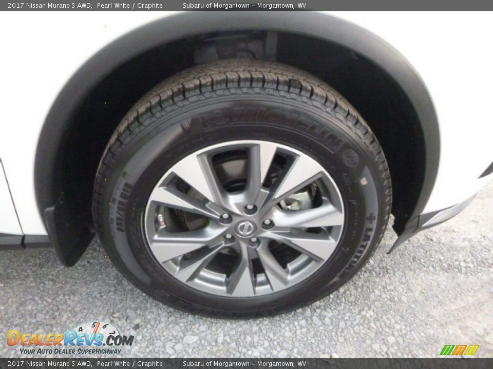 2017 Nissan Murano S AWD Pearl White / Graphite Photo #2