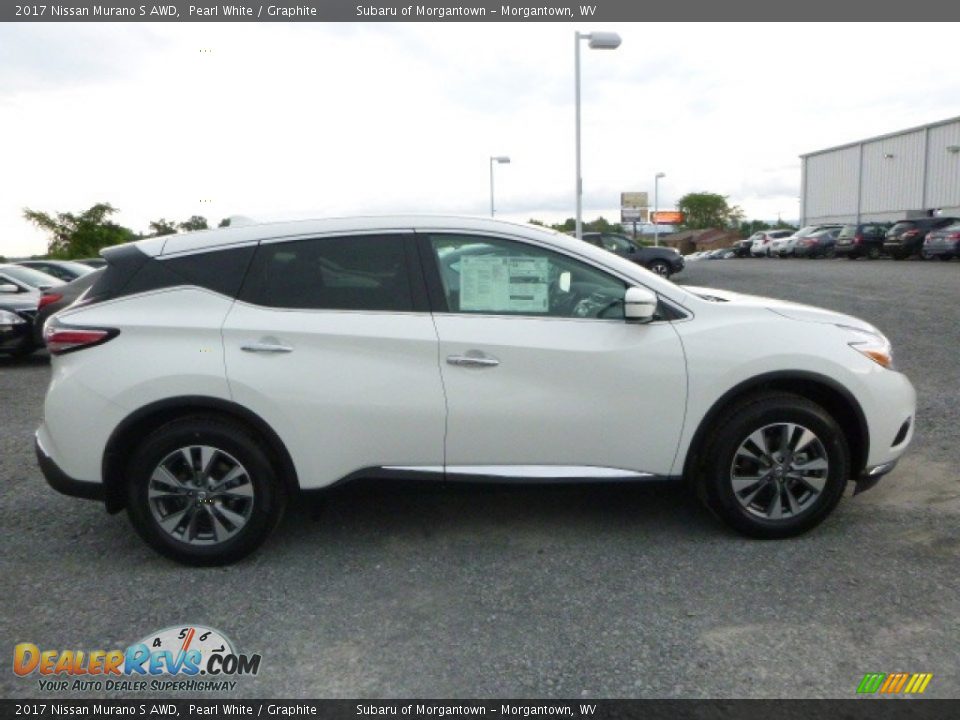 2017 Nissan Murano S AWD Pearl White / Graphite Photo #3