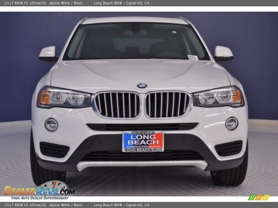 2017 BMW X3 xDrive28i Alpine White / Black Photo #2