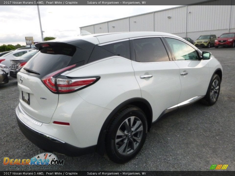 2017 Nissan Murano S AWD Pearl White / Graphite Photo #4