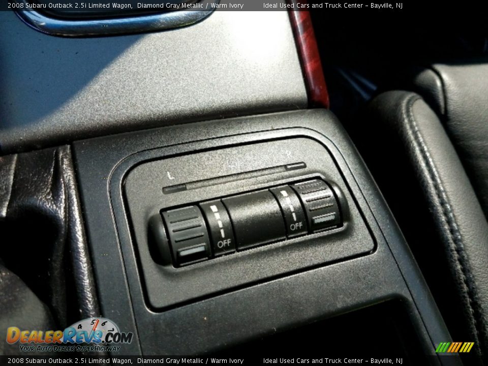 2008 Subaru Outback 2.5i Limited Wagon Diamond Gray Metallic / Warm Ivory Photo #18