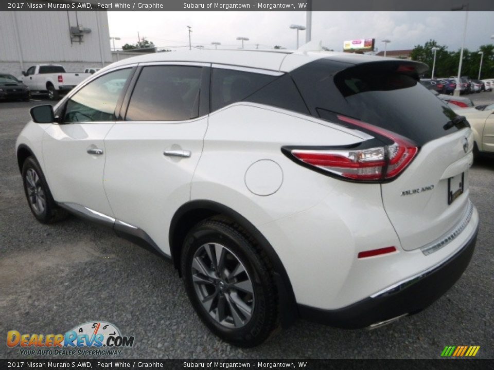 2017 Nissan Murano S AWD Pearl White / Graphite Photo #6