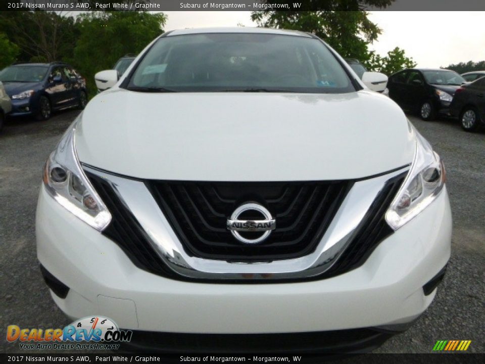 2017 Nissan Murano S AWD Pearl White / Graphite Photo #9