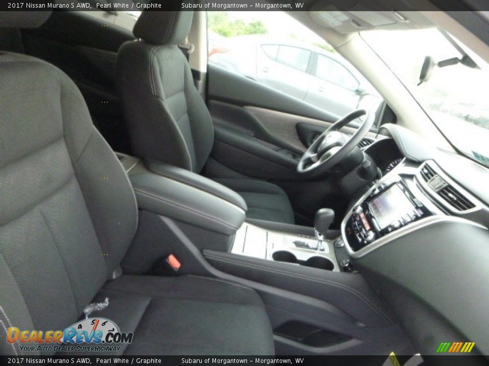 2017 Nissan Murano S AWD Pearl White / Graphite Photo #10
