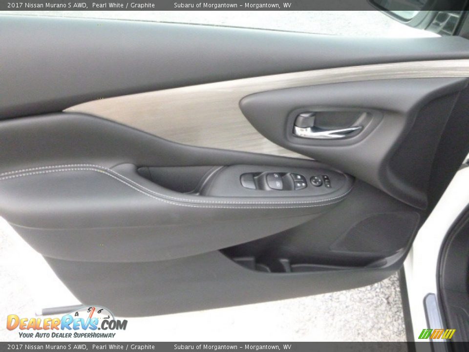 2017 Nissan Murano S AWD Pearl White / Graphite Photo #14