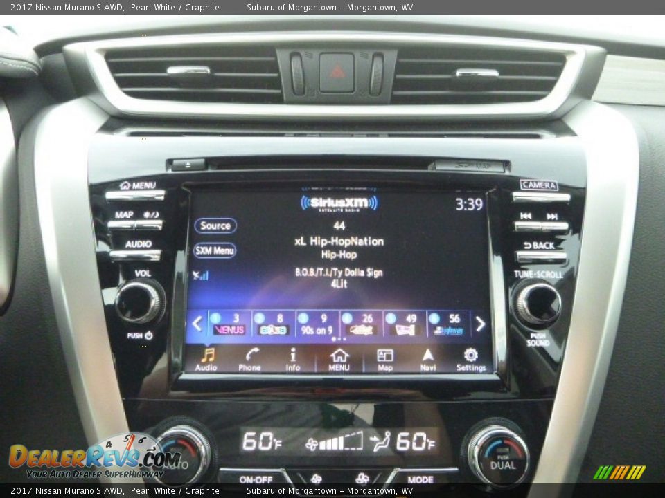 2017 Nissan Murano S AWD Pearl White / Graphite Photo #16