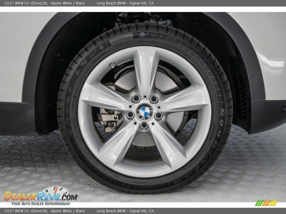 2017 BMW X3 xDrive28i Alpine White / Black Photo #22