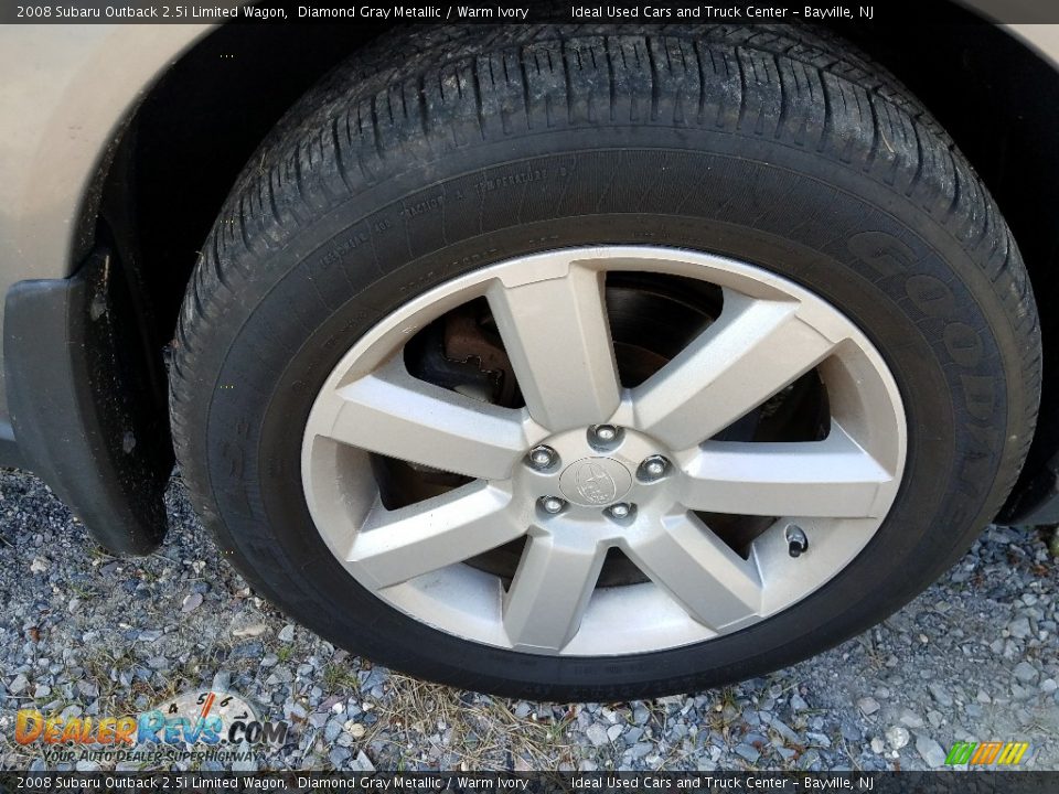 2008 Subaru Outback 2.5i Limited Wagon Diamond Gray Metallic / Warm Ivory Photo #29