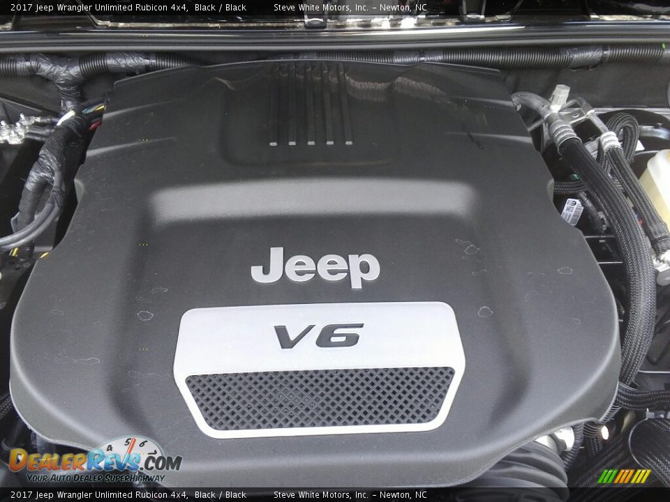 2017 Jeep Wrangler Unlimited Rubicon 4x4 Black / Black Photo #9