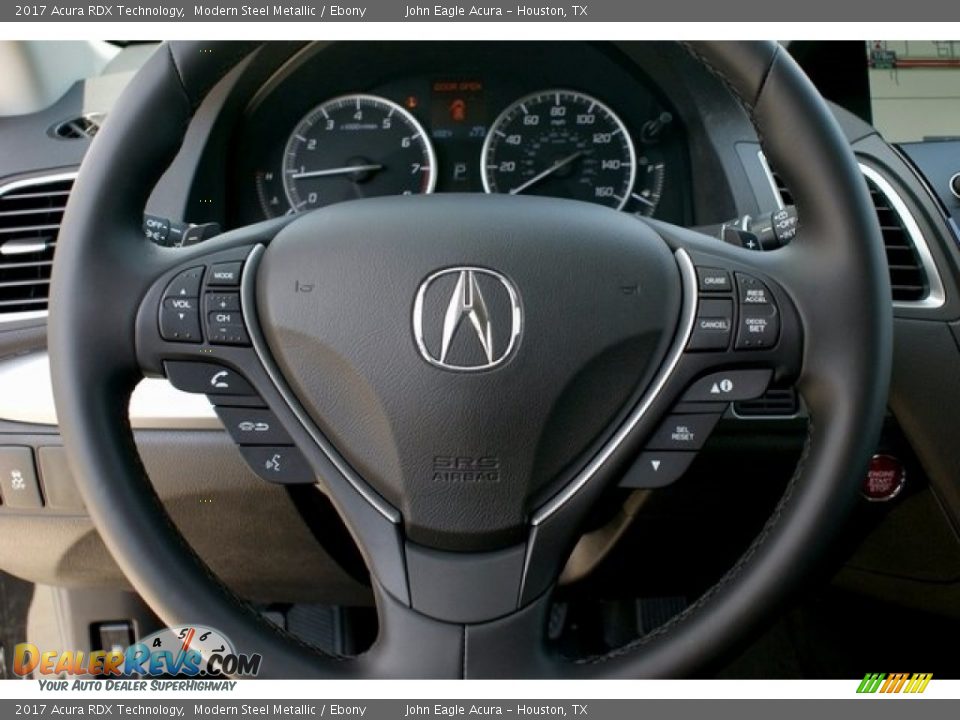 2017 Acura RDX Technology Modern Steel Metallic / Ebony Photo #29