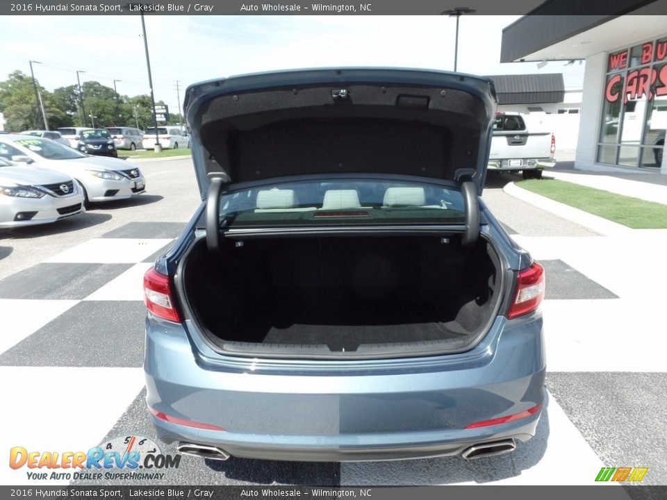 2016 Hyundai Sonata Sport Lakeside Blue / Gray Photo #5