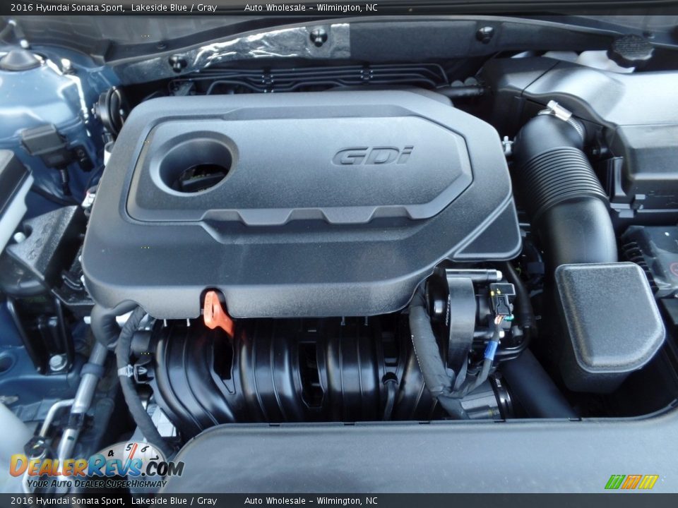 2016 Hyundai Sonata Sport Lakeside Blue / Gray Photo #6