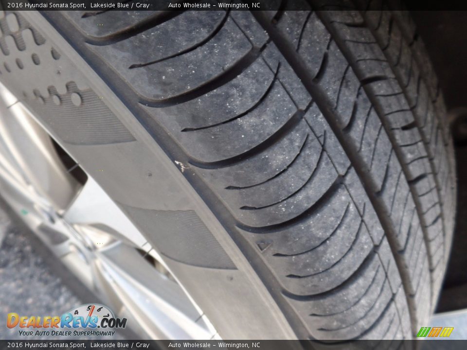 2016 Hyundai Sonata Sport Lakeside Blue / Gray Photo #8