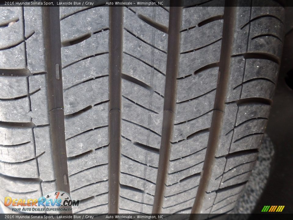 2016 Hyundai Sonata Sport Lakeside Blue / Gray Photo #9