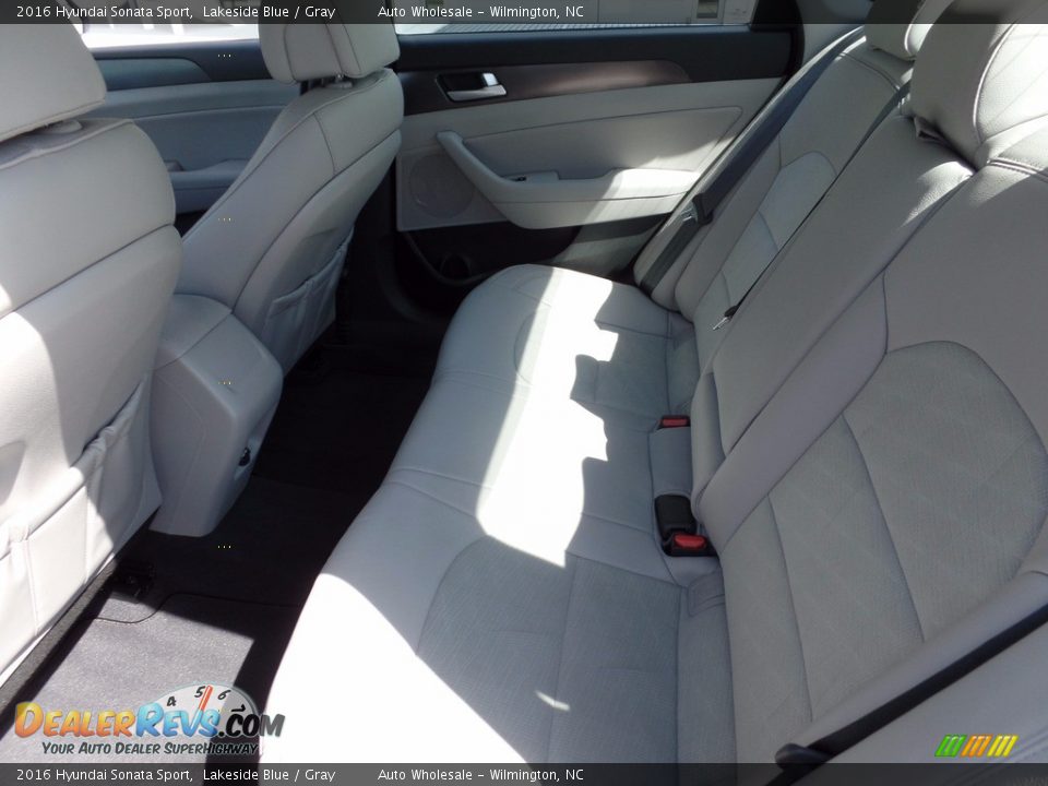 2016 Hyundai Sonata Sport Lakeside Blue / Gray Photo #12