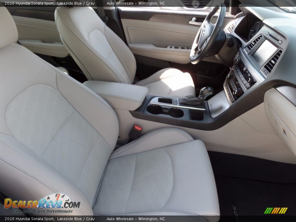 2016 Hyundai Sonata Sport Lakeside Blue / Gray Photo #13