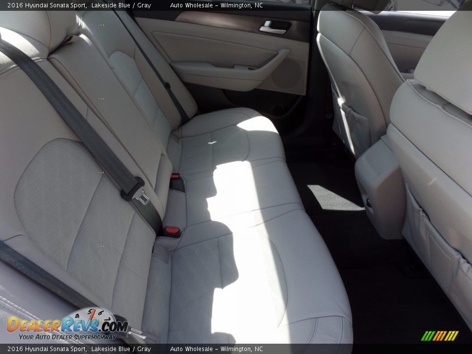 2016 Hyundai Sonata Sport Lakeside Blue / Gray Photo #14