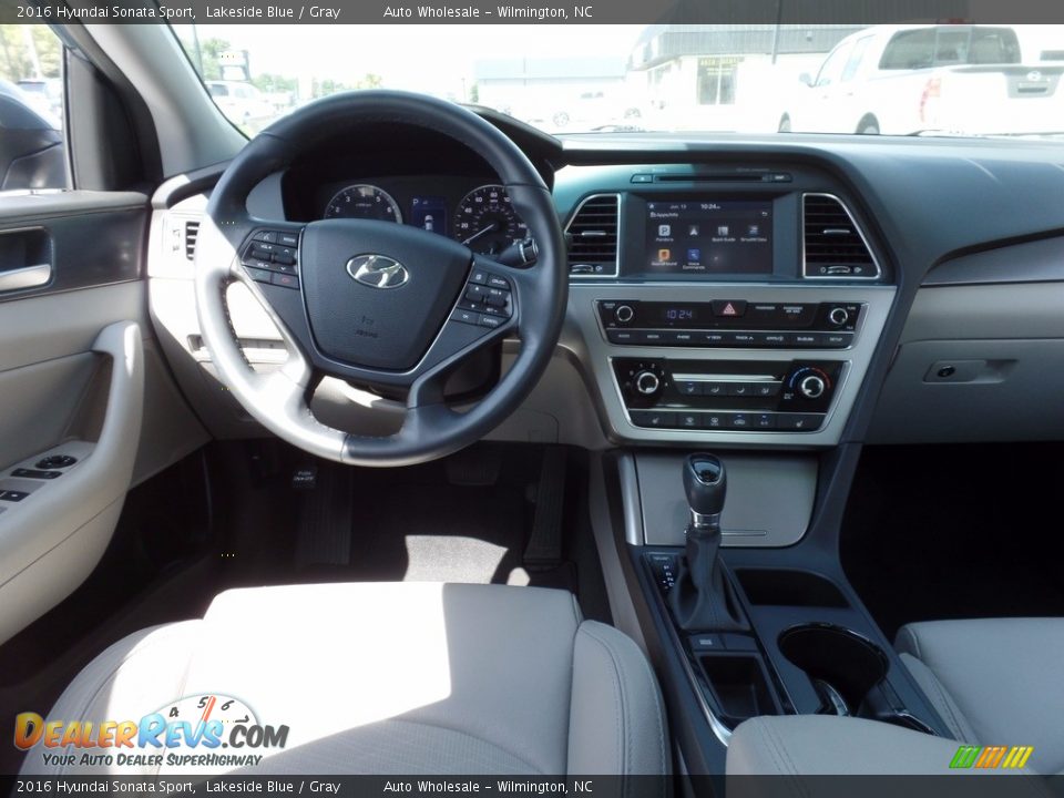 2016 Hyundai Sonata Sport Lakeside Blue / Gray Photo #15