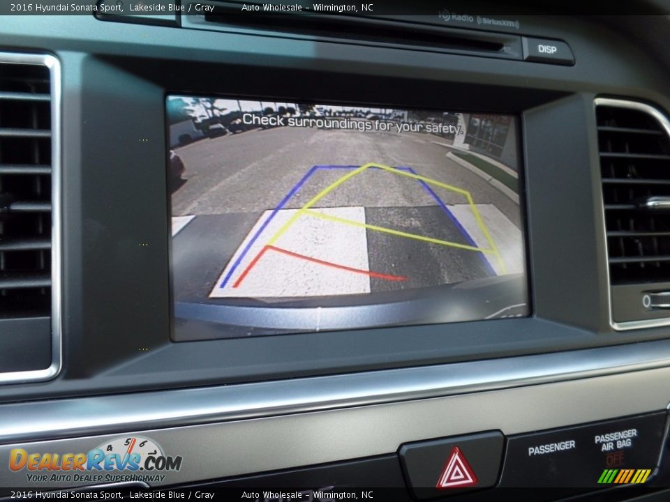 2016 Hyundai Sonata Sport Lakeside Blue / Gray Photo #18