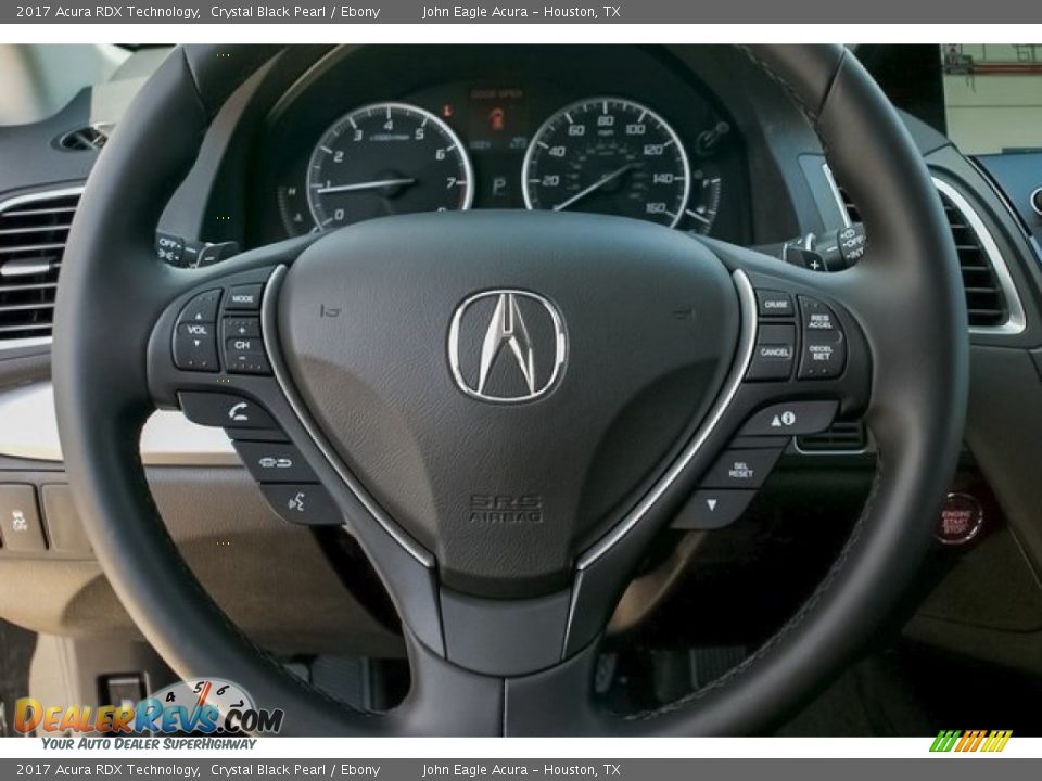 2017 Acura RDX Technology Crystal Black Pearl / Ebony Photo #30