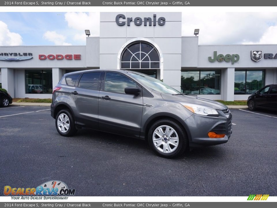 2014 Ford Escape S Sterling Gray / Charcoal Black Photo #1