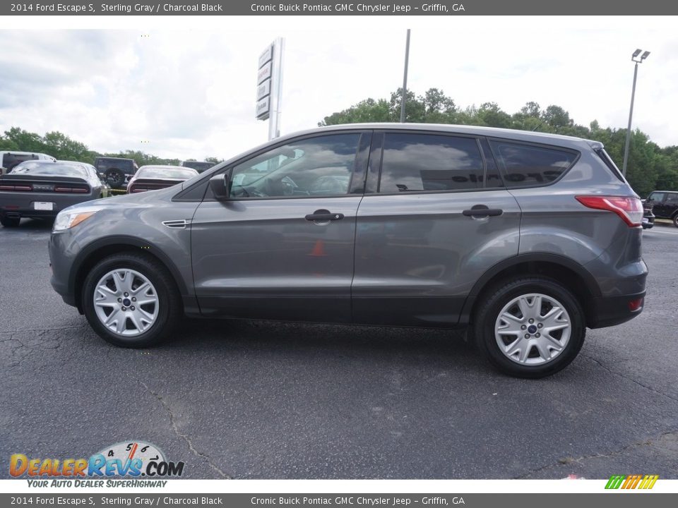 2014 Ford Escape S Sterling Gray / Charcoal Black Photo #4
