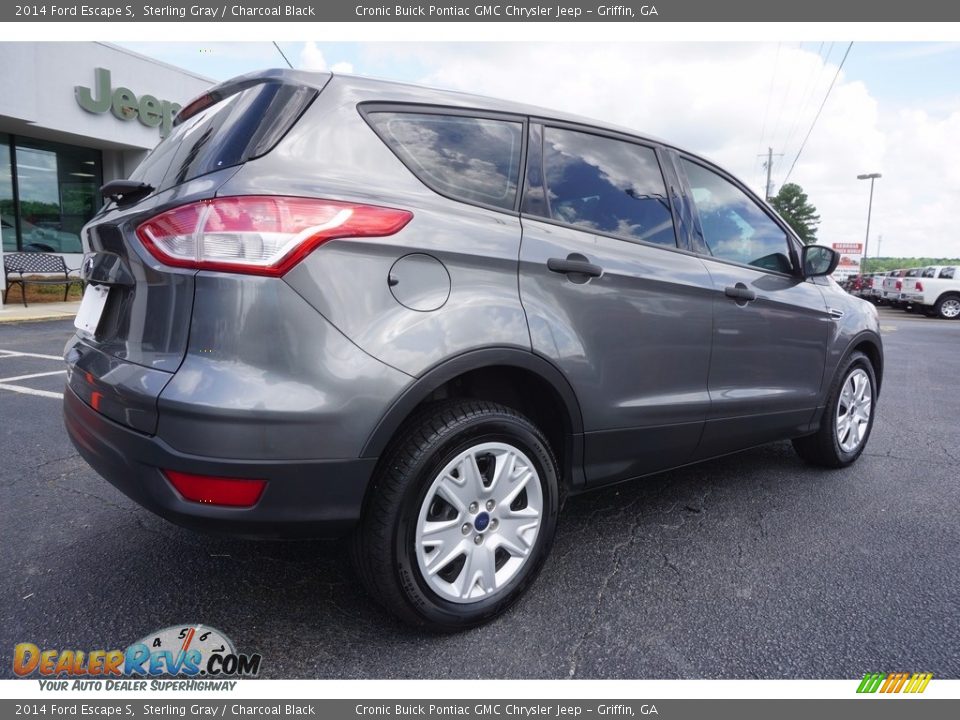 2014 Ford Escape S Sterling Gray / Charcoal Black Photo #7