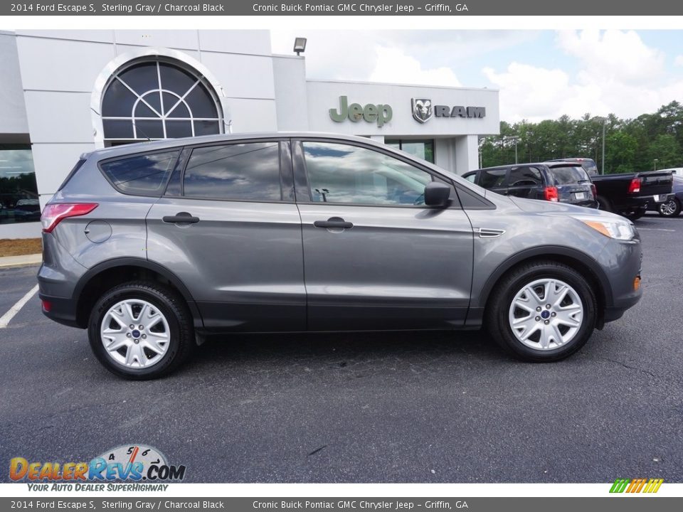 2014 Ford Escape S Sterling Gray / Charcoal Black Photo #8