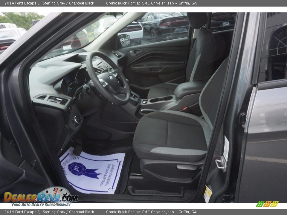 2014 Ford Escape S Sterling Gray / Charcoal Black Photo #9