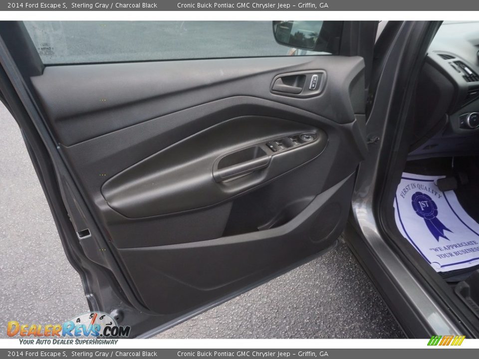 2014 Ford Escape S Sterling Gray / Charcoal Black Photo #12