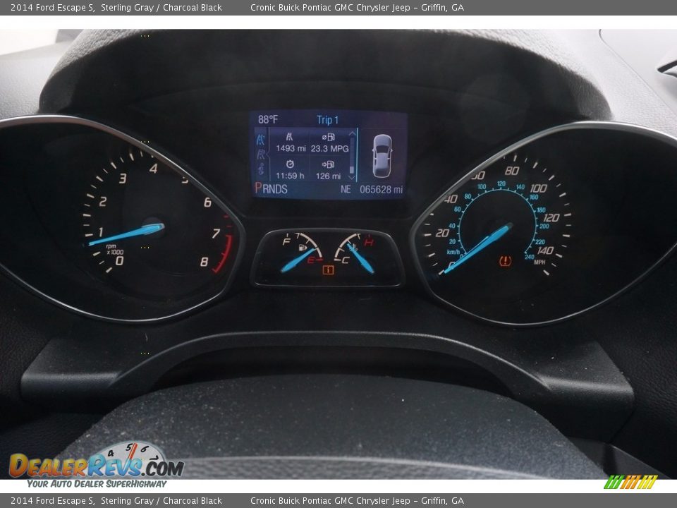 2014 Ford Escape S Sterling Gray / Charcoal Black Photo #23