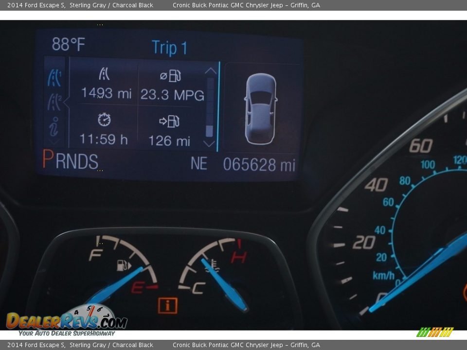 2014 Ford Escape S Sterling Gray / Charcoal Black Photo #24