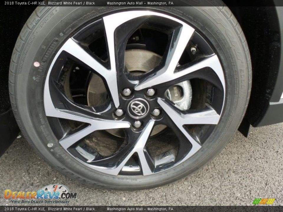 2018 Toyota C-HR XLE Blizzard White Pearl / Black Photo #3