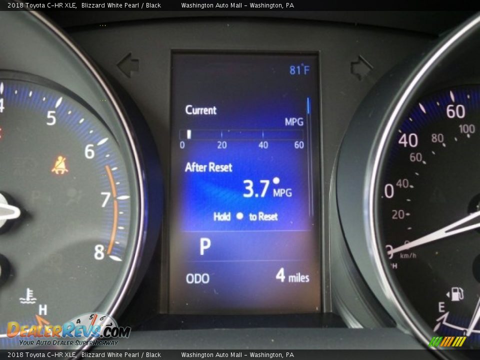 2018 Toyota C-HR XLE Blizzard White Pearl / Black Photo #15