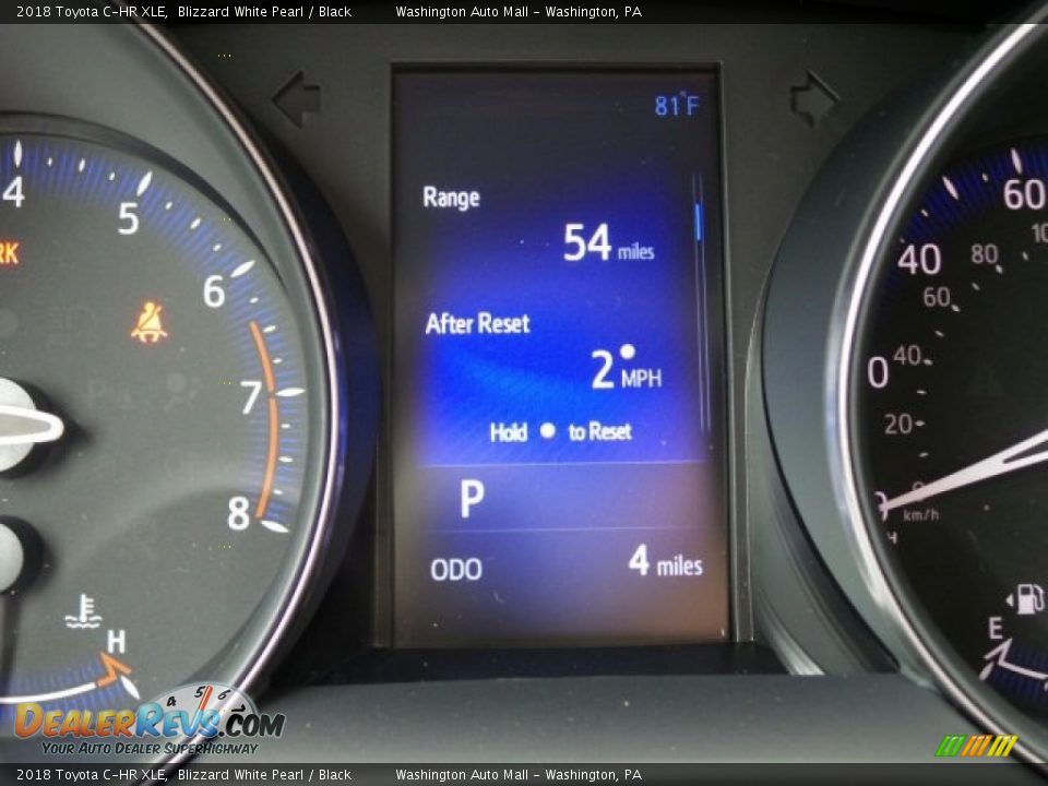 2018 Toyota C-HR XLE Blizzard White Pearl / Black Photo #16