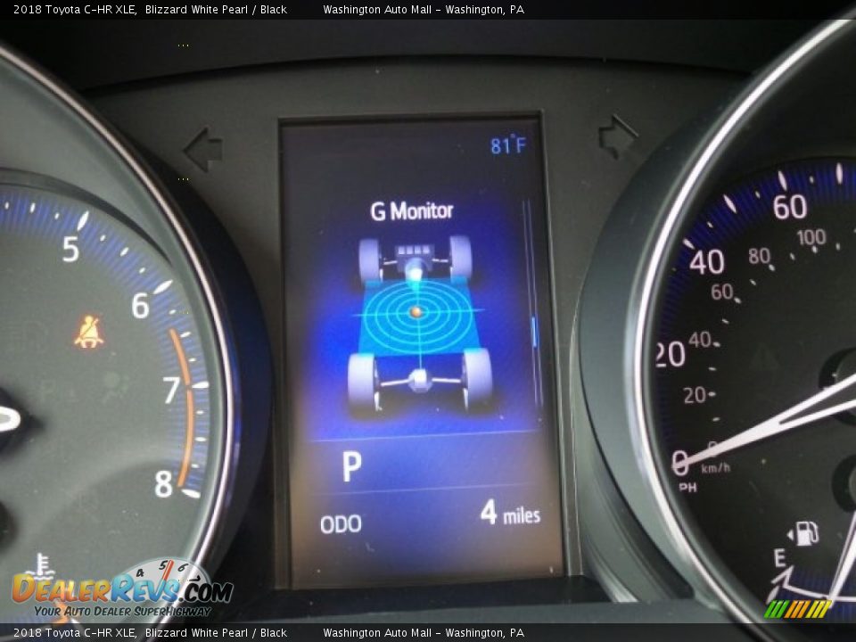 2018 Toyota C-HR XLE Blizzard White Pearl / Black Photo #18