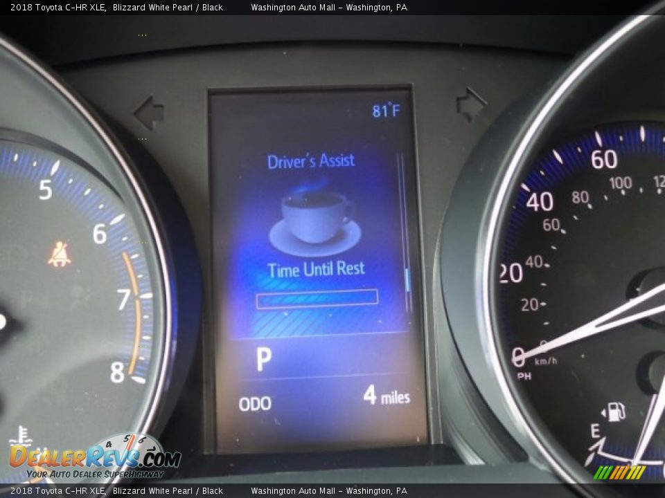 2018 Toyota C-HR XLE Blizzard White Pearl / Black Photo #19