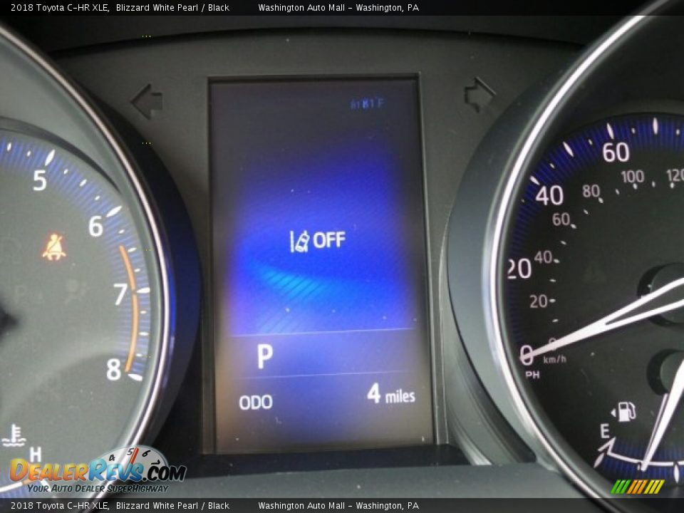 2018 Toyota C-HR XLE Blizzard White Pearl / Black Photo #20